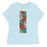 Baby Blue baseball pen wraps Ladies Tee - BundleAndBundleShop