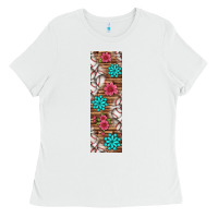 White baseball pen wraps Ladies Tee - BundleAndBundleShop