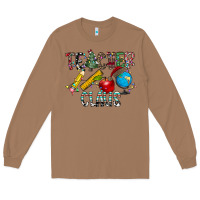 Toasted Coconut Teacher Calus Long Sleeve Tee - CowhideDigitalArt