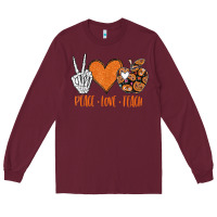 Burgundy halloween shirts t shirt Long Sleeve Tee - baoMotion