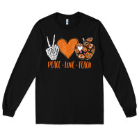 Black halloween shirts t shirt Long Sleeve Tee - baoMotion