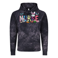 Cloud Black easter nurse Vintage Hoodie - CowhideDigitalArt
