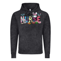 Vintage Black easter nurse Vintage Hoodie - CowhideDigitalArt