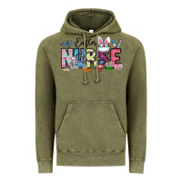 Vintage Olive easter nurse Vintage Hoodie - CowhideDigitalArt