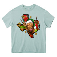 Arona christmas texas highland cow Heavy Core Tee - Jasminsmagicworld