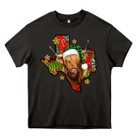 Asphalt christmas texas highland cow Heavy Core Tee - Jasminsmagicworld
