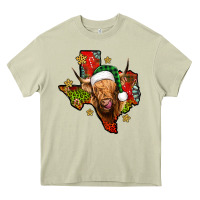 Mossy christmas texas highland cow Heavy Core Tee - Jasminsmagicworld