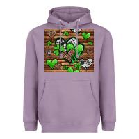 Lavender st patricks day hearts Heavyweight Hoodie - Jasminsmagicworld