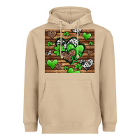 Mushroom st patricks day hearts Heavyweight Hoodie - Jasminsmagicworld