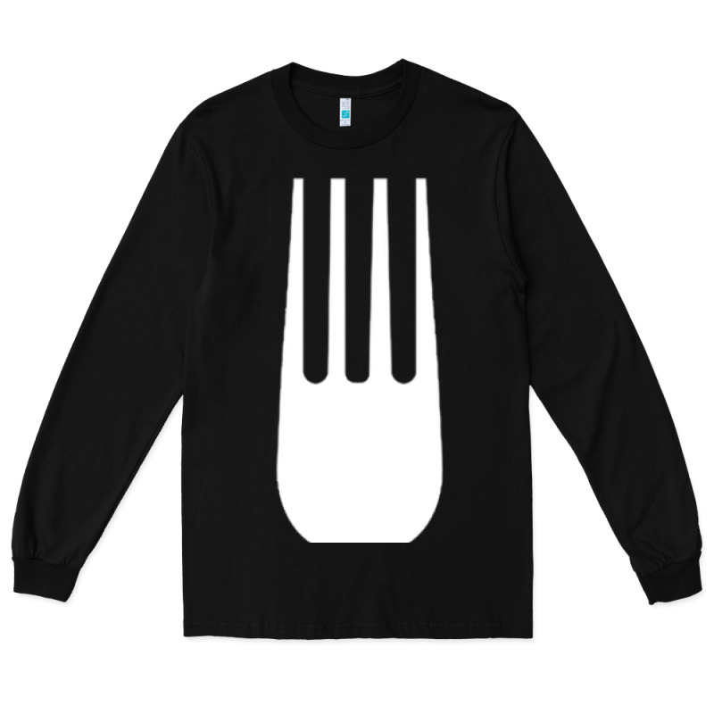 Kitchen Utensil Fork Simple Easy Halloween Party Costume Long Sleeve T Long Sleeve Tee by baoMotion | Teevron