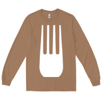 Toasted Coconut kitchen utensil fork simple easy halloween party costume long sleeve t Long Sleeve Tee - baoMotion
