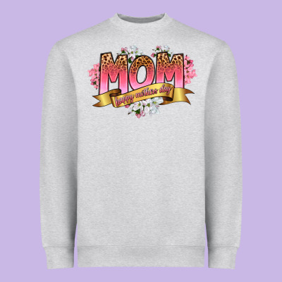 Mom Happy Mothers Day Heavyweight Sweatshirt Designed By Ranaportraitstore