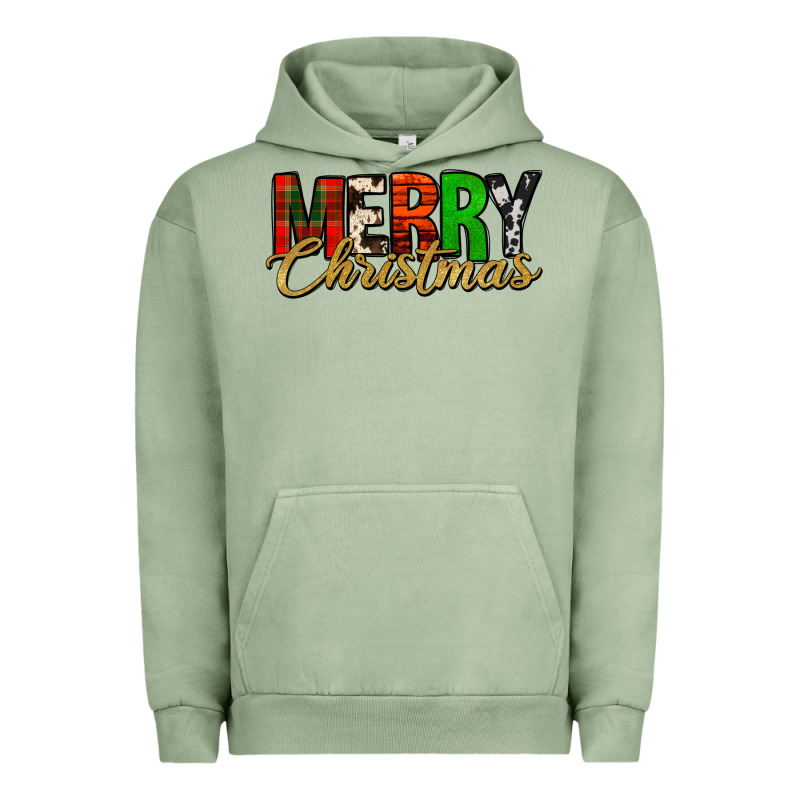 Merry Christmas Western Urban Hoodie by Jasminsmagicworld | Teevron