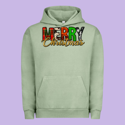 Merry Christmas Western Urban Hoodie Designed By Jasminsmagicworld