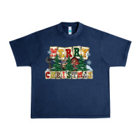 Navy merry christmas Urban Heavy Tee - FaDigitalArtStudio