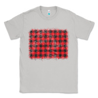 Moon Dust distressed buffalo plaid background Classic Tee - CowCowDesign