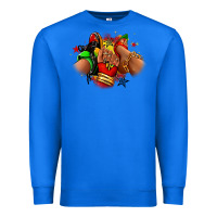 True Royal Juneteenth sneaker and heel afro woman Premium Sweatshirt - RanaPortraitStore