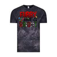 Cloud Black Furry And Bright Vintage Tee - FaDigitalArtStudio