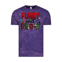 Cloud Purple Furry And Bright Vintage Tee - FaDigitalArtStudio