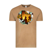 Horsehide Texas Map Cowboys Flag Vintage Tee | Teevron