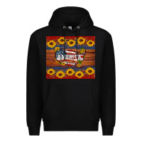 Black usa map Premium Hoodie - Artiststas