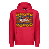Cardinal usa map Premium Hoodie - Artiststas