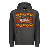 Charcoal Heather usa map Premium Hoodie - Artiststas