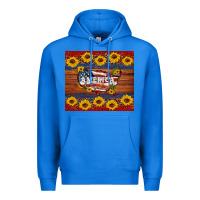 True Royal usa map Premium Hoodie - Artiststas