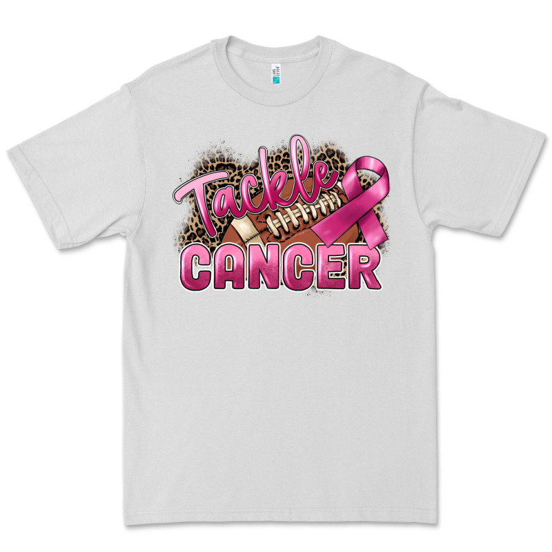 Tackle Cancer Football Premium Tee by FaDigitalArtStudio | Teevron