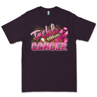 Plum Tackle cancer Football Premium Tee - FaDigitalArtStudio