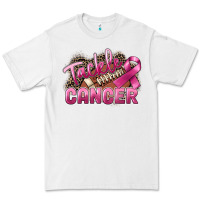 White Tackle cancer Football Premium Tee - FaDigitalArtStudio