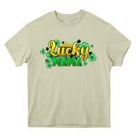 Mossy lucky mama st patricks Heavy Core Tee - HowdyJamesFarm