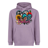 Lavender teacher hearts Heavyweight Hoodie - Jasminsmagicworld
