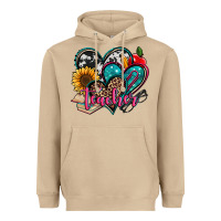 Mushroom teacher hearts Heavyweight Hoodie - Jasminsmagicworld