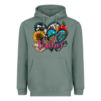 Sage teacher hearts Heavyweight Hoodie - Jasminsmagicworld