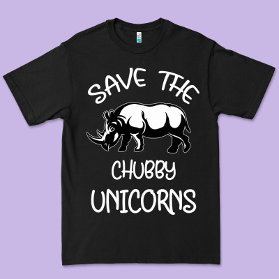 Save The Chubby Unıcorns Premium Tee Designed By Bettercallsaul