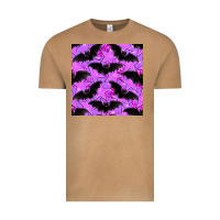Vintage Camel halloween bat and stars seamless pattern Vintage Tee - BundleAndBundleShop