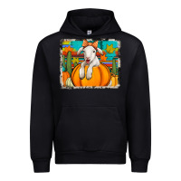 Black autumn sheep in a pumpkin Urban Hoodie - Jasminsmagicworld