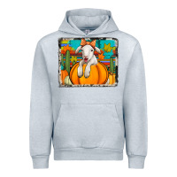 Heather Grey autumn sheep in a pumpkin Urban Hoodie - Jasminsmagicworld