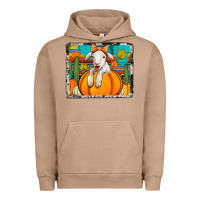 Autumn Sheep In A Pumpkin Urban Hoodie | Teevron