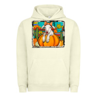 Pigment Pistachio autumn sheep in a pumpkin Urban Hoodie - Jasminsmagicworld