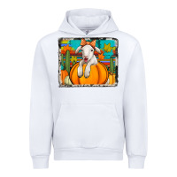 White autumn sheep in a pumpkin Urban Hoodie - Jasminsmagicworld
