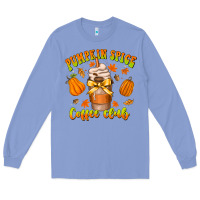 Colony Blue pumpkin spice coffee club Long Sleeve Tee - CowhideDigitalArt