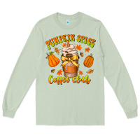 Matcha pumpkin spice coffee club Long Sleeve Tee - CowhideDigitalArt