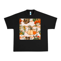 Black fall heifer seamless pattern Urban Heavy Tee - BundleAndBundleShop