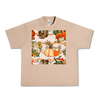 Burro fall heifer seamless pattern Urban Heavy Tee - BundleAndBundleShop