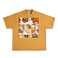Peanut Butter fall heifer seamless pattern Urban Heavy Tee - BundleAndBundleShop