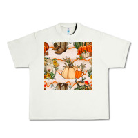 Pistachio fall heifer seamless pattern Urban Heavy Tee - BundleAndBundleShop