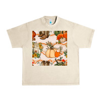 Sandshell fall heifer seamless pattern Urban Heavy Tee - BundleAndBundleShop