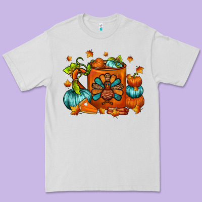 Thanksgiving Coffee Mug Premium Tee Designed By Fadigitalartstudio